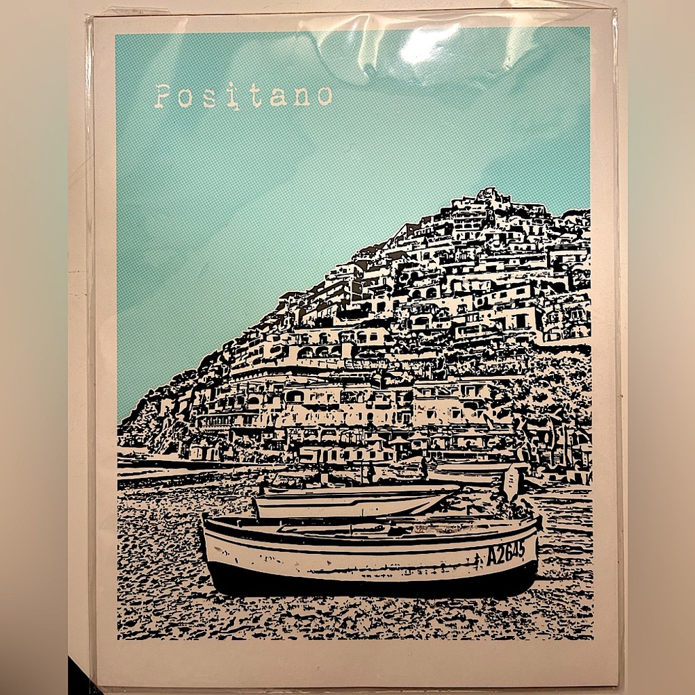 Positano Italy Art Print new in package